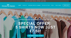 Desktop Screenshot of princessdrycleaners.com